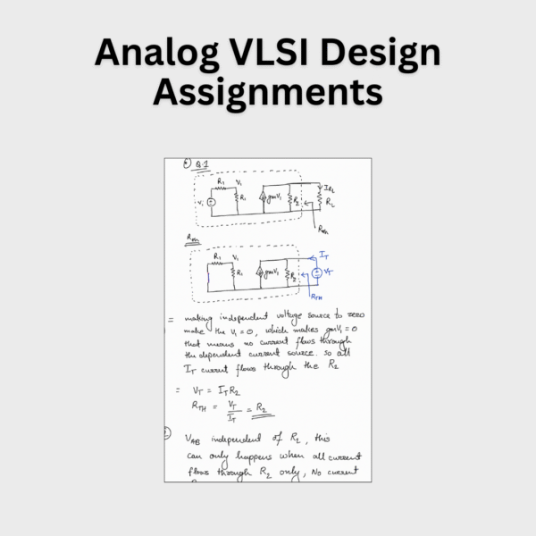 Analog VLSI Design Assignments